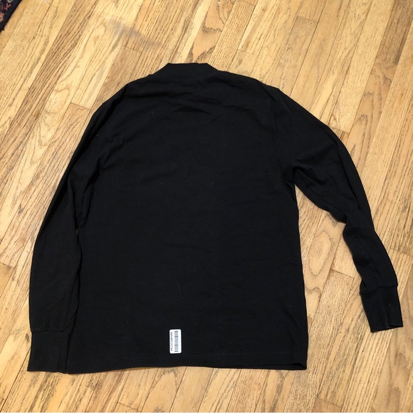 Aimé Leon Dore Black Mock Neck Long Sleeve Sweater Shirt, Size M - Picture 8 of 16